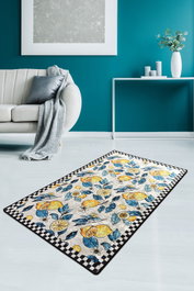 Conceptum Alfombra de Pasillo Lemon 80 x 150 cm Multicolor